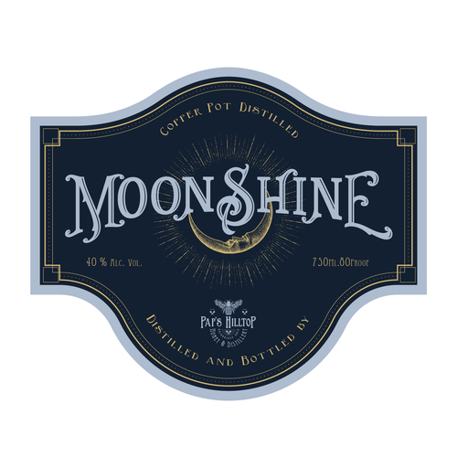 Designs | Moonshine Label needed | Product label contest