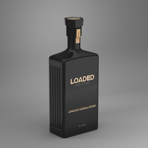 Masculine Cologne-Scented Laundry Detergent Bottle Diseño de ¤H5¤