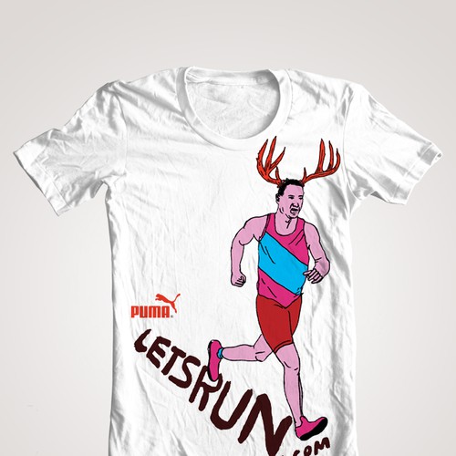 LetsRun.com Tshirt Design Contest Design by IanJustin
