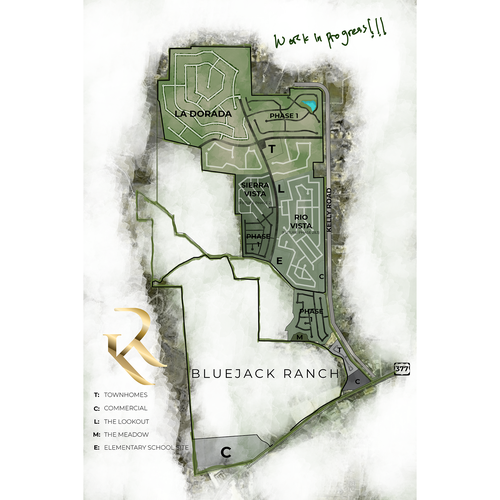 Designs | Illustrated Masterplan Map for Kelly Ranch Development ...