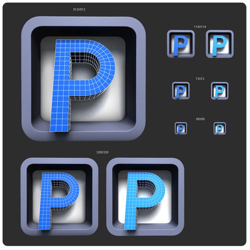 Create the icon for Polygon, an iPad app for 3D models Réalisé par Yogesh.b