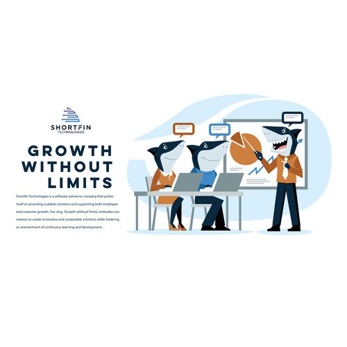 We need website illustrations for our software solutions company Design by WolfBell