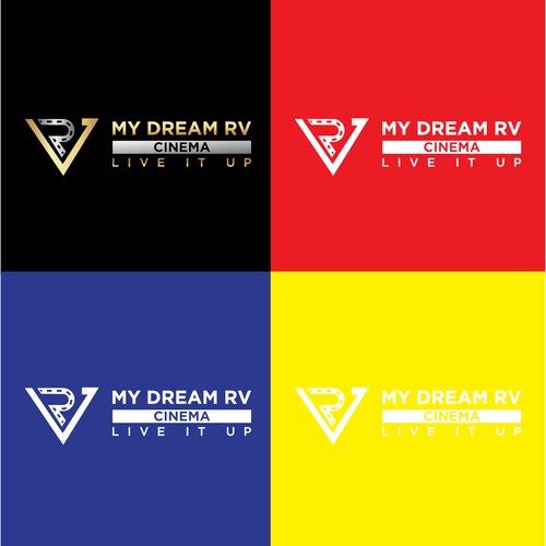 RV COMPANY EXPANDS INTO MOVIES AND PRODUCTION . NEED TO BLEND TO EXISTING LOGO Design by hassaandesign