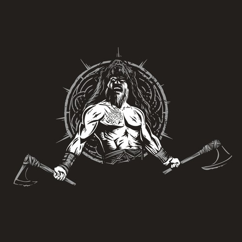 Create the design for the "Berserker" t-shirt Design by darmadsgn