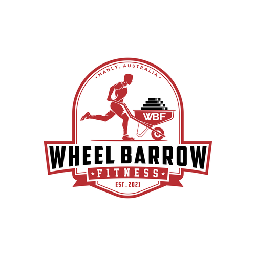 WBF 'Wheel Barrow Fitness' - Male Fitness Group in Manly Australia Design by SWARN " O
