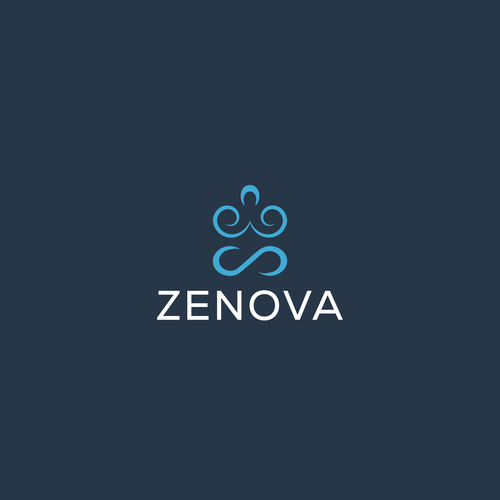 Zenova Logo: Revolutionary suite of health and wellness mobile apps Diseño de Upstairz™
