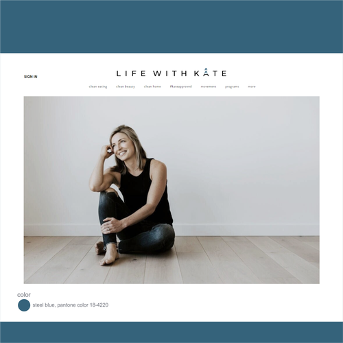 LIFE with Kate Logo Design by Adi_tya