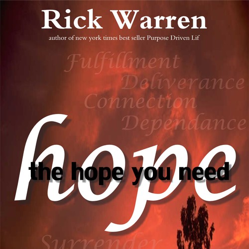 Rob CollinsさんのDesign Rick Warren's New Book Coverデザイン