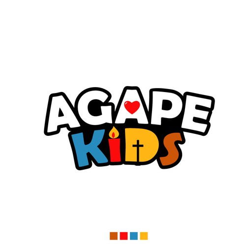 designs-fun-kid-focused-logo-that-communicates-love-and-light-logo