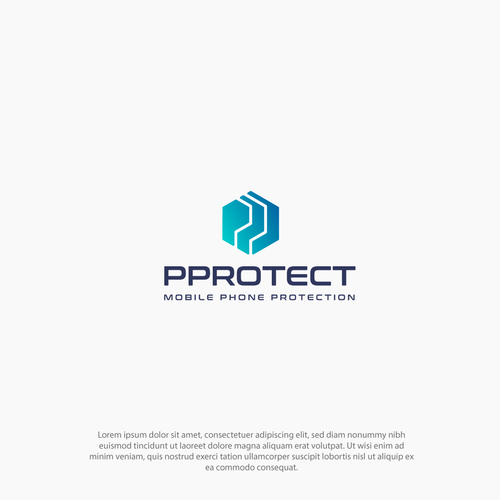 PPROTECT (Phone protect logo) (mobile cases and screen protectors) Design by Razaullah Abc
