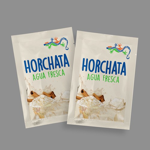 Horchata beverage label | Product label contest