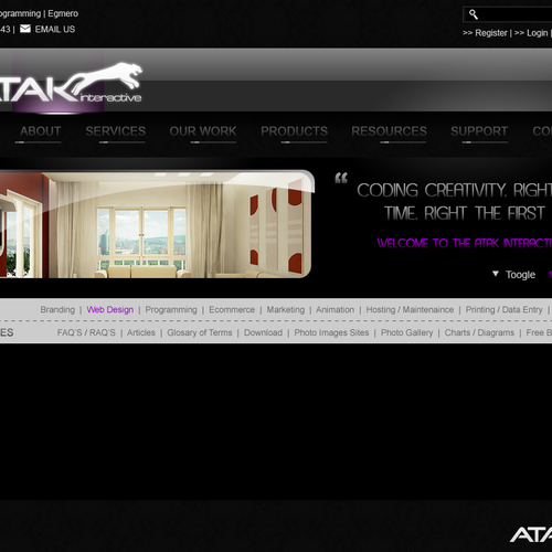 Interactive Services Agency Web Redesign - Award Winner Wanted Design by Noem9 Studio