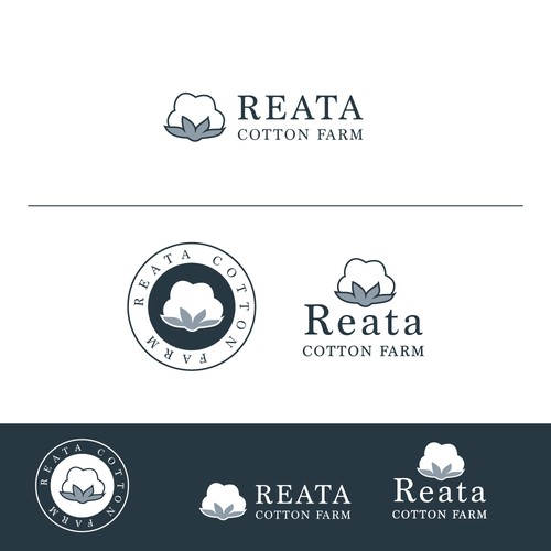 Cotton Farm logo for high quality and sustainablity Logo & brand