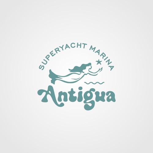 Logo for Antigua Superyacht Marina Design by Roger Bannon