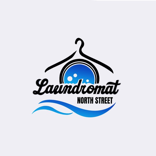 We need a powerful "Laundromat" logo Design by Sukrawinata