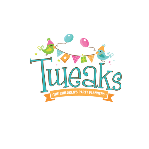 logo for Tweaks - The Children's Party Planners Design by PrettynPunk