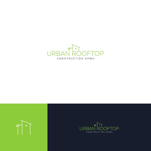 Modern roofing company logo Design by Muhiuddin99