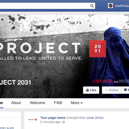 Create a Facebook Header design for PROJECT2031 Design réalisé par ArtisteXz