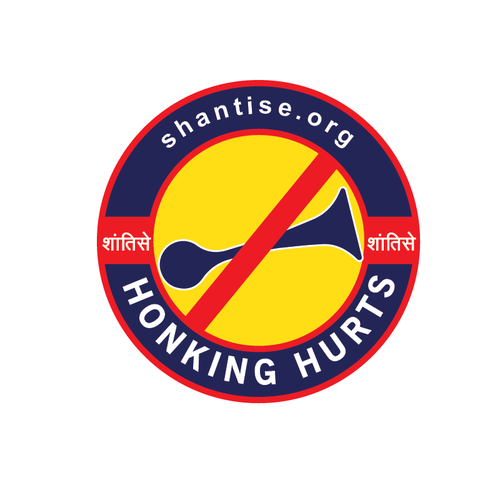 Designs for a no-honking campaign Design by SilverPen Designs