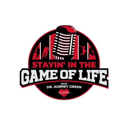 Design the logo for a new podcast launching soon featuring a sports dr in life convos w/ professional athletes Design by Black-Pepper