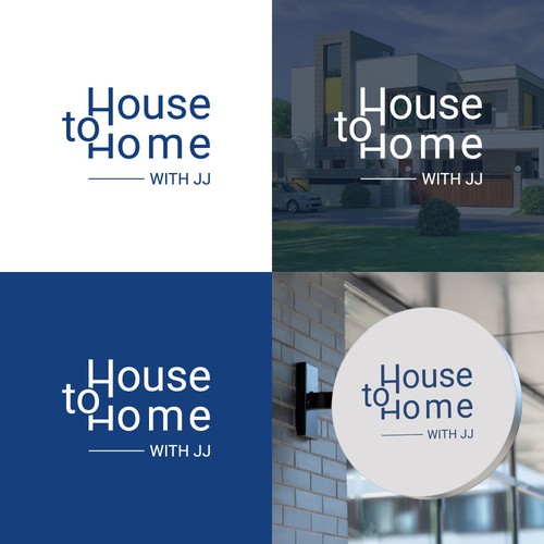 "House to Home with JJ" REAL ESTATE AGENT LOGO!! Ontwerp door exson