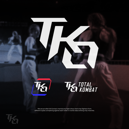 Martial arts fight show logo Design by wSn™
