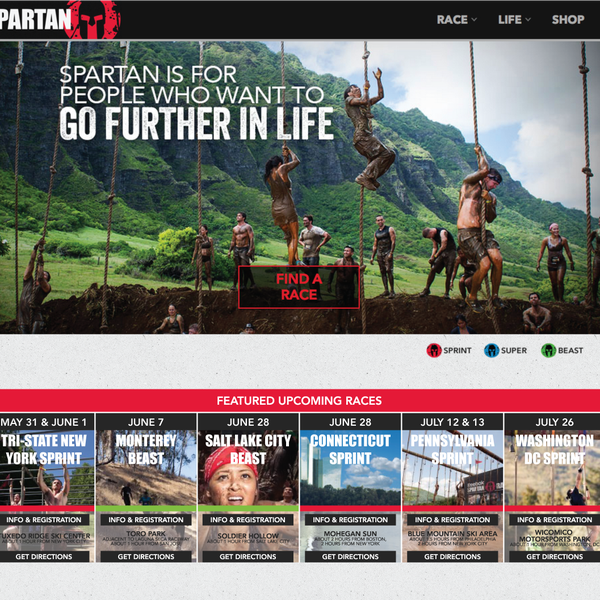 Design by scottlangley titled "Convert my wireframe to a nice looking design for Spartan.com"