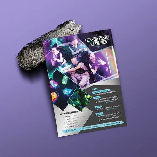 Postal, flyer o impreso propuesta en el concurso por JanuX™