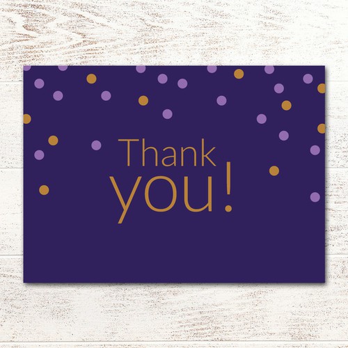 Thank you card design Design by Alexandra G Mocanu