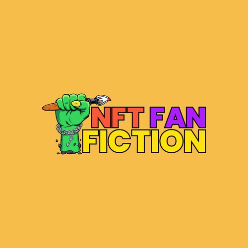 Design a bold logo for a fan fiction (comic) company that builds art vaults with 50% of the revenue Design by Khairuzan Dwijayanto