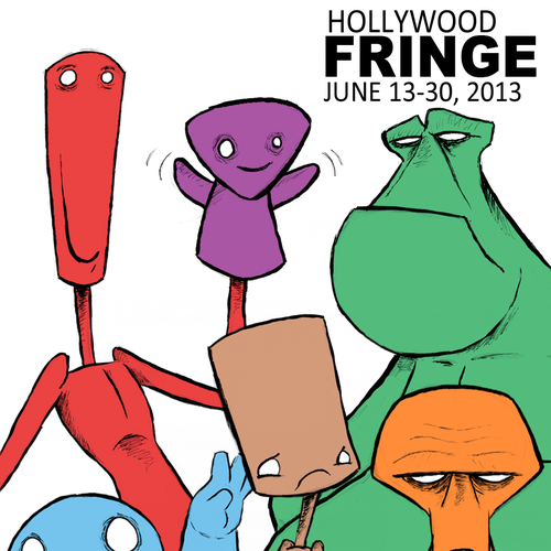 Original Illustration for the Cover of the The Hollywood Fringe Festival Guide Design by Mike.rosenbaum