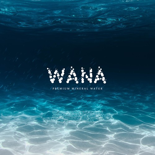 WANA LUXURY MINERAL WATER Design by gwGraphics