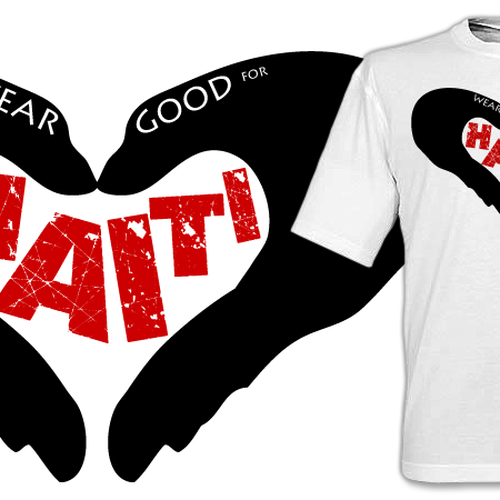 Wear Good for Haiti Tshirt Contest: 4x $300 & Yudu Screenprinter Ontwerp door itsalivedesigns