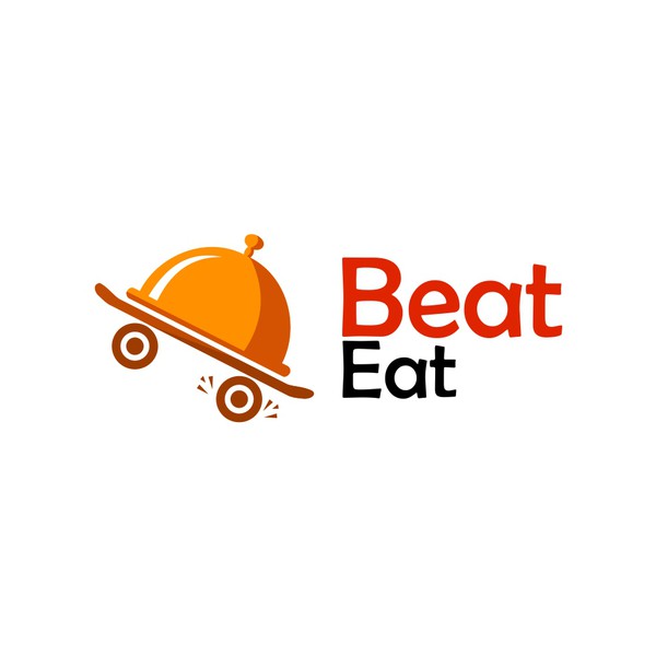 Bold logo concept for beat eat