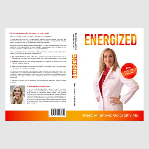 Design a New York Times Bestseller E-book and book cover for my book: Energized Ontwerp door ⚡️Cre8iveMind⚡️