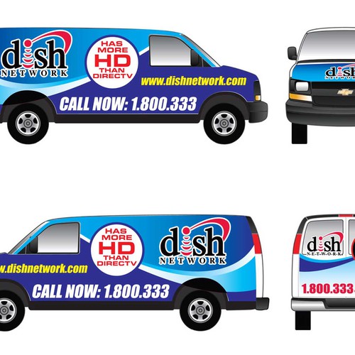 V&S 002 ~ REDESIGN THE DISH NETWORK INSTALLATION FLEET デザイン by @rt+de$ign
