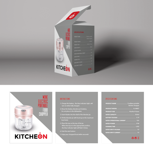 Love to cook? Design product packaging for a must have kitchen accessory! Réalisé par Kat.Fil