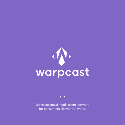 Design Warpcast logo di Petros_SP