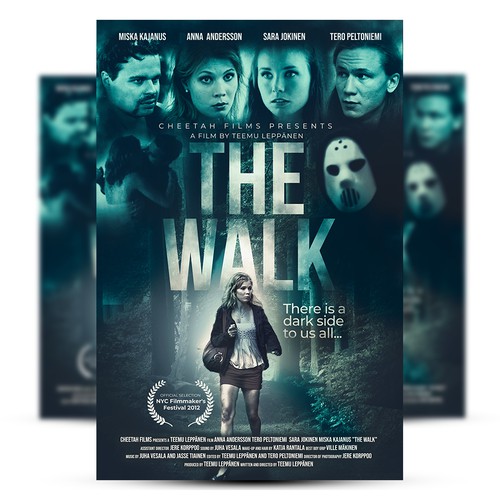 Movie poster for psychological thriller indie film the walk