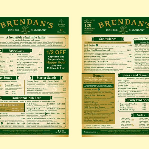 redesign-of-an-irish-pub-menu-menu-contest