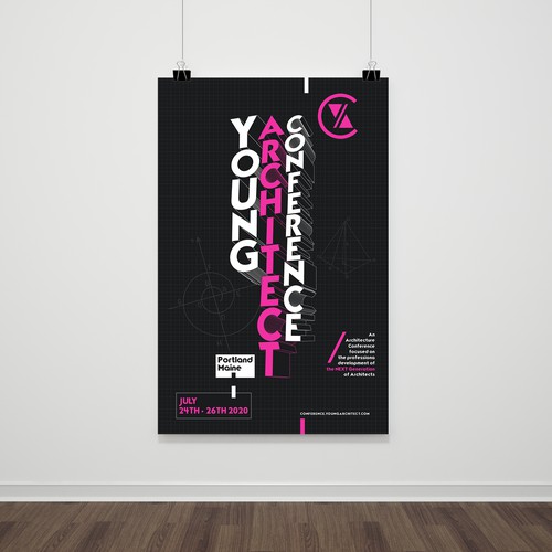 Poster Design for Millennial Architecture Conference Design by Adobian™