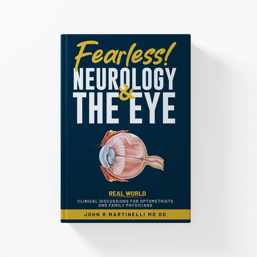 Medical Cover about Neurology & The Eye/Vision in a bold yet engaging style for a new educational series for physicians. Design by GFX_Expert™