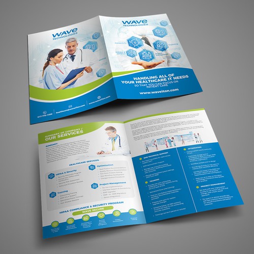 Design a professional, modern, eye-catching healthcare services booklet ...