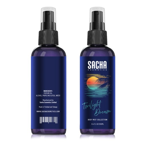 Sacha Body Mist Design by ve_sta