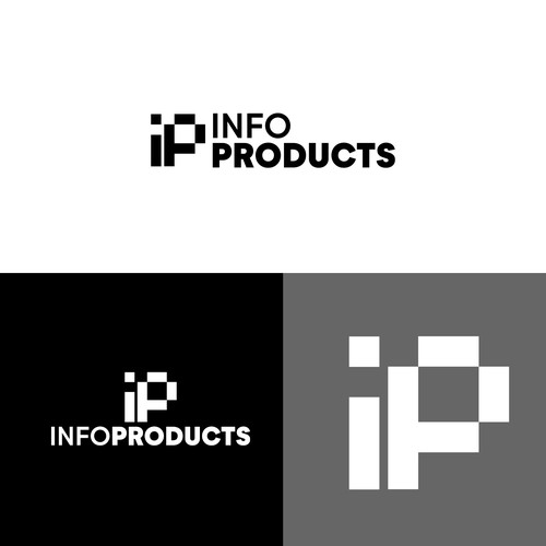 InfoProducts.com - Logo & Branding Design by Nana445