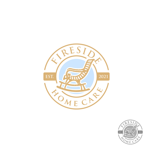 Fireside Home Care Logo Diseño de ArtJIC99