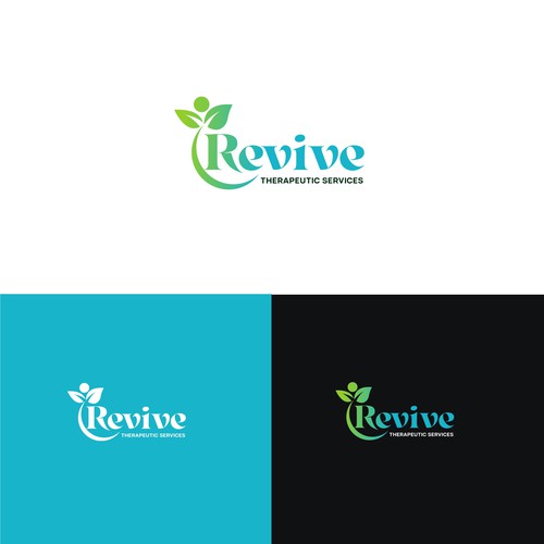 Looking for a modern, refreshing logo for Revive Therapeutic Services Design réalisé par S H A Y