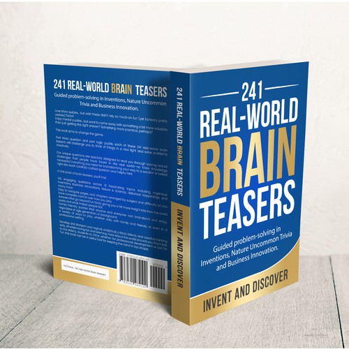 Book Cover - Creativity, Innovation, Inventions, Lateral thinking Design by Zahari Studio