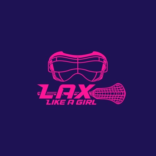 A classic yet fun logo for the fearless, confident, sporty, fun female lacrosse player Design by Jans...