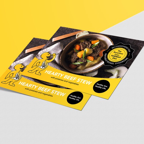 Recipe flyer template Design by ChinYii